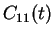 $\displaystyle C_{11}(t)$