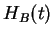 $\displaystyle H_B(t)$