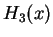 $\displaystyle H_3(x)$