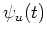 $ \psi _u(t)$