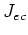 $ J_{ec}$