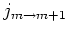 $ j_{m \to m+1}$